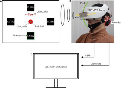 Exploring the effects of head movements and accompanying gaze fixation switch on steady-state visual evoked potential